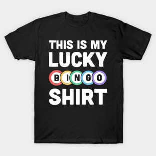 This Is My Lucky Bingo Shirt T-Shirt